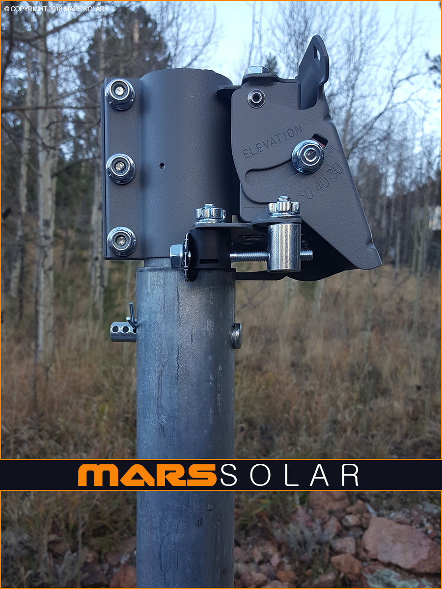 Mars V2.0 Solar Mount Mast Adapter - 2" (OD) to 2" (ID)