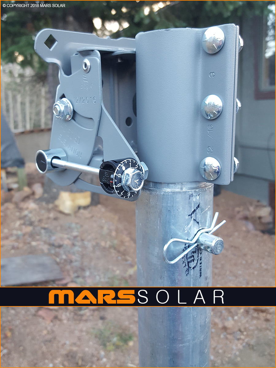 Mars V2.0 Solar Mount Mast Adapter - 2" (OD) to 2" (ID)
