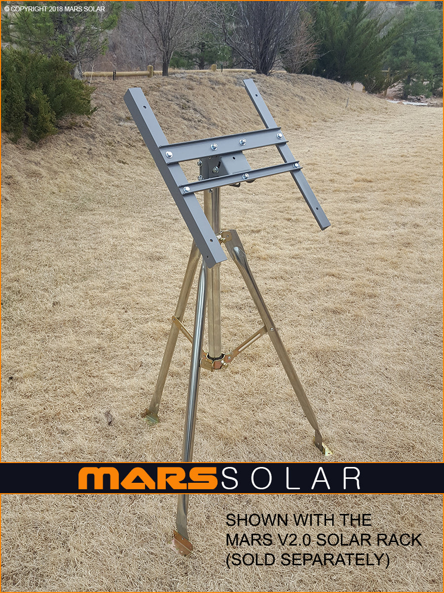 Mars V2.0 Lander - 2" (OD) Portable Solar Tripod Only - No Mount