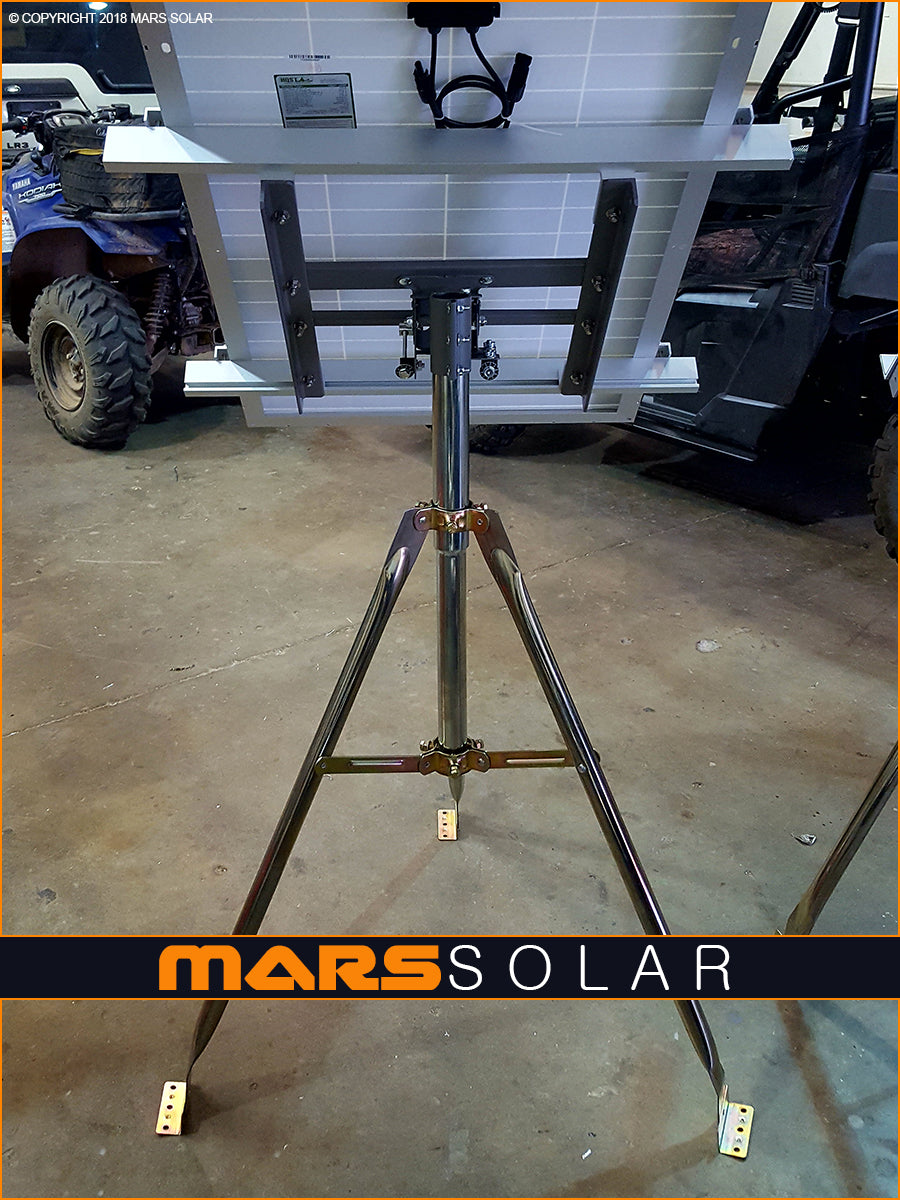 Mars V2.0 Lander - 2" (OD) Portable Solar Tripod Only - No Mount