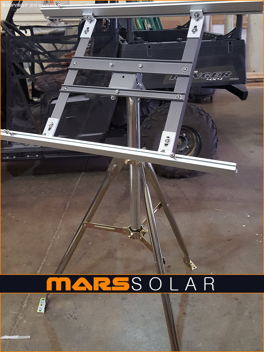 Mars V2.0 Lander - 2" (OD) Portable Solar Tripod Only - No Mount