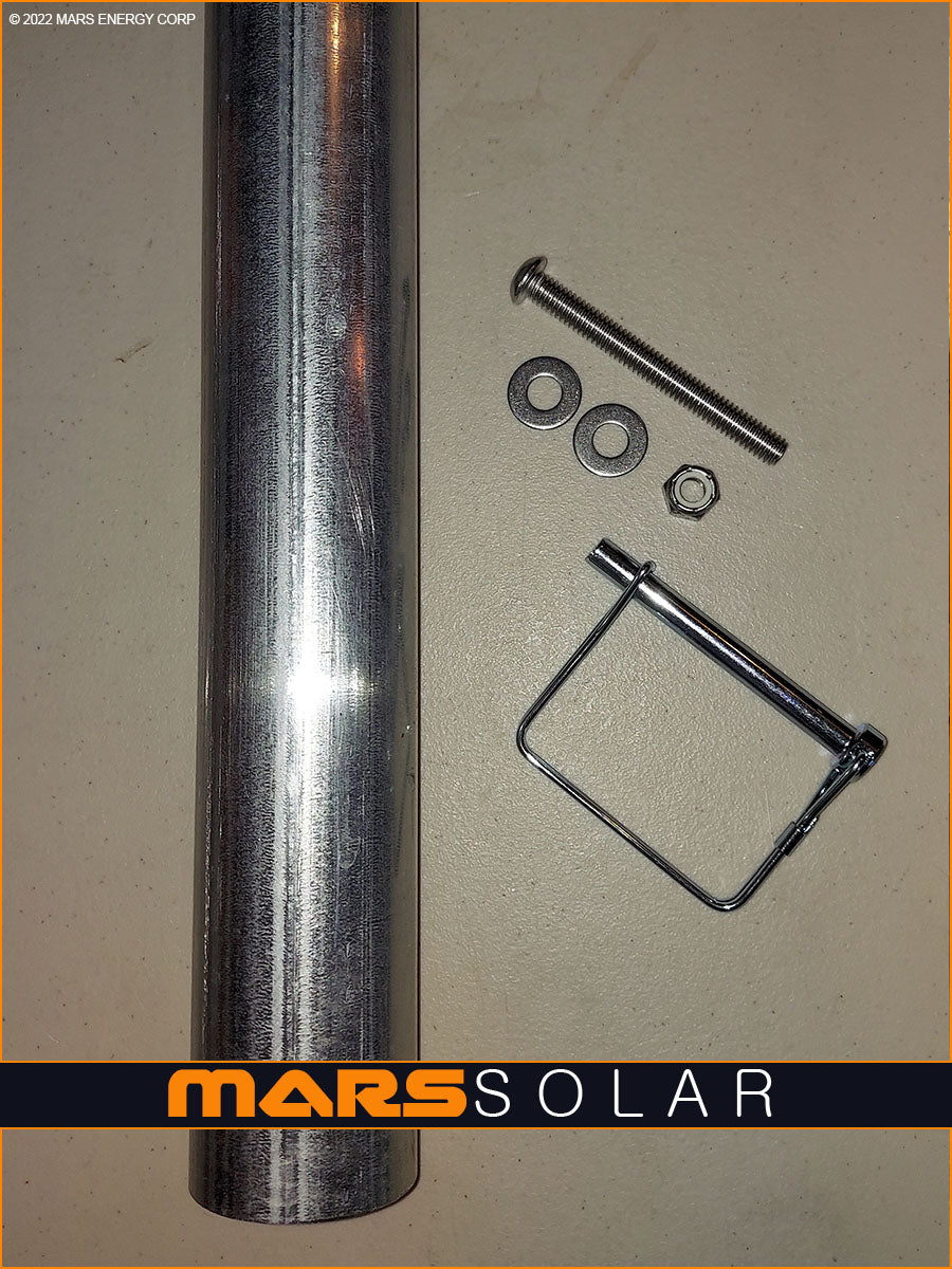 Mars V2.0 Solar Mount Mast Adapter - 2" (OD) to 2" (ID)